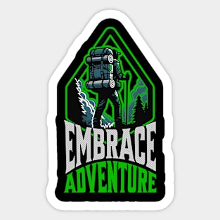 Embrace Adventure - Outdoors Sticker